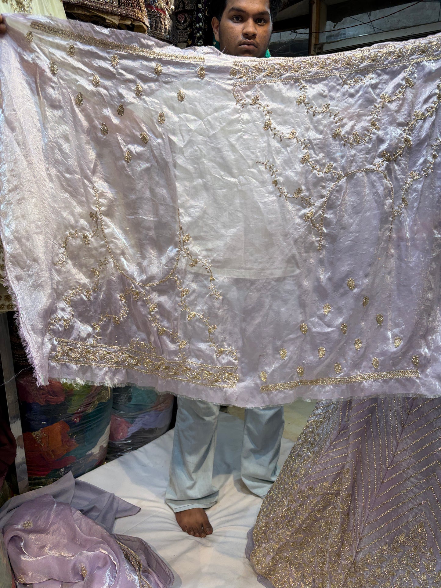 Lavender Designer Lehenga