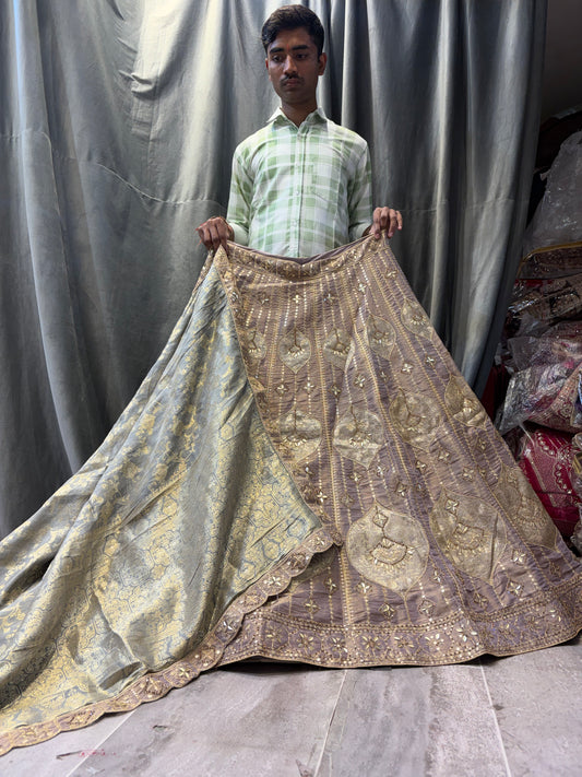 Banarasi golden Lehenga