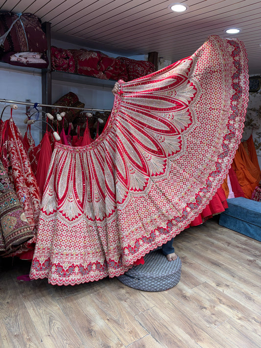 Rani Pink Bridal Lehenga