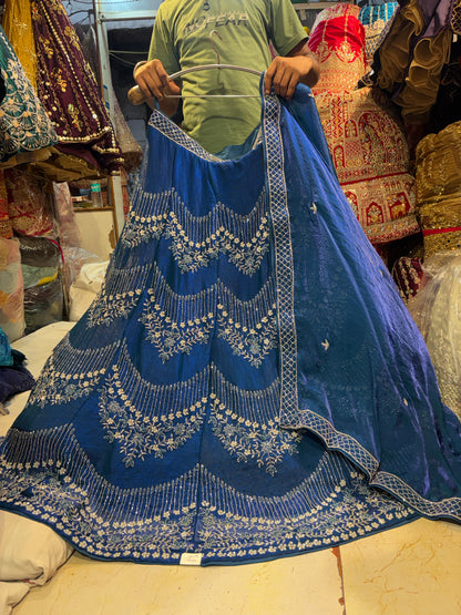 Amazing blue Sequence Lehenga