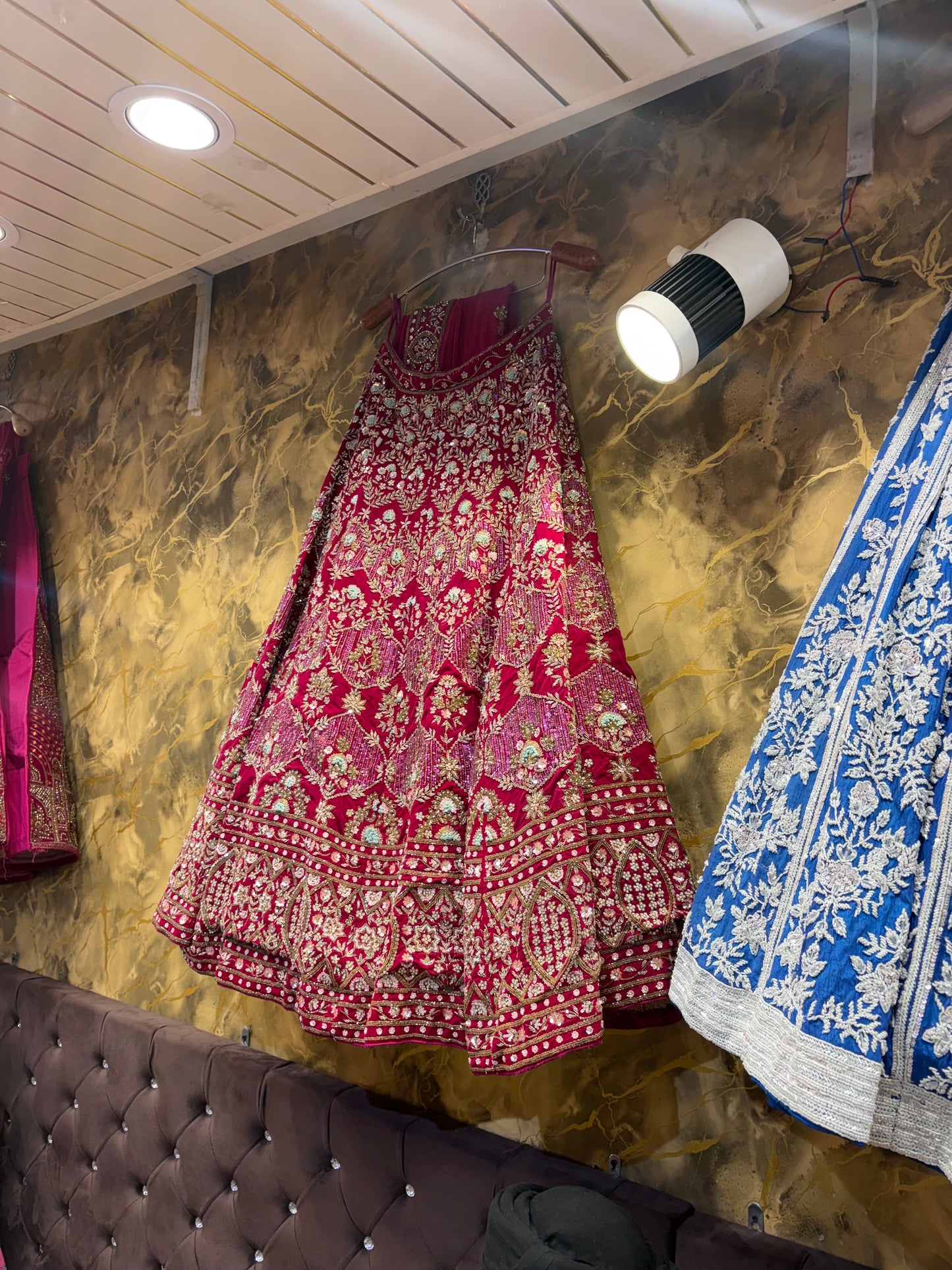 Hot Pink Designer Lehenga