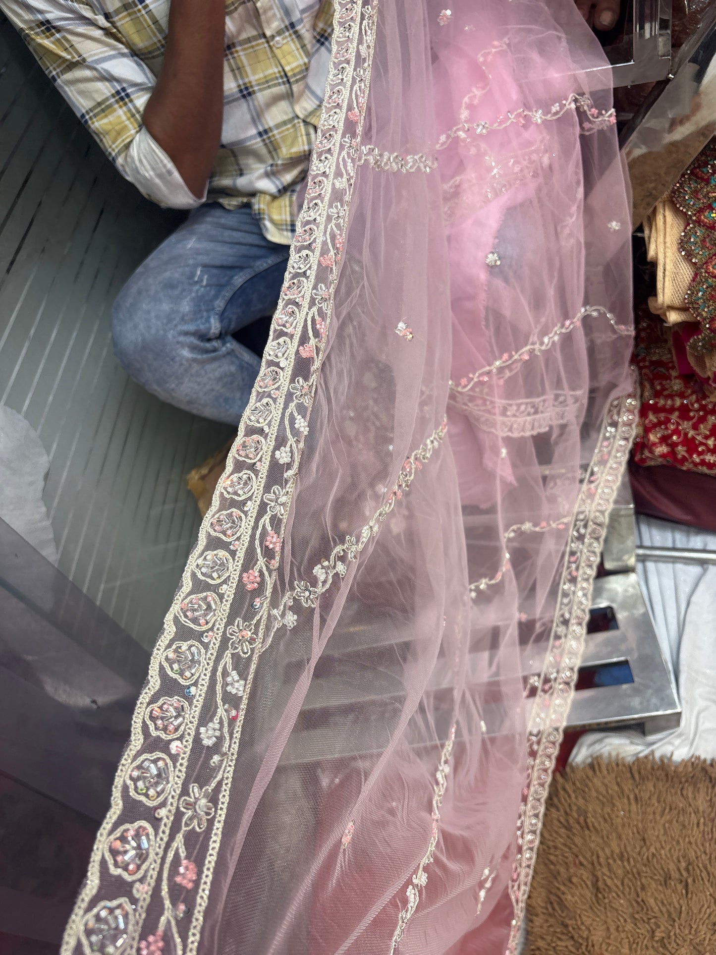 Eye catching pink Lehenga