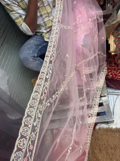 Eye catching pink Lehenga