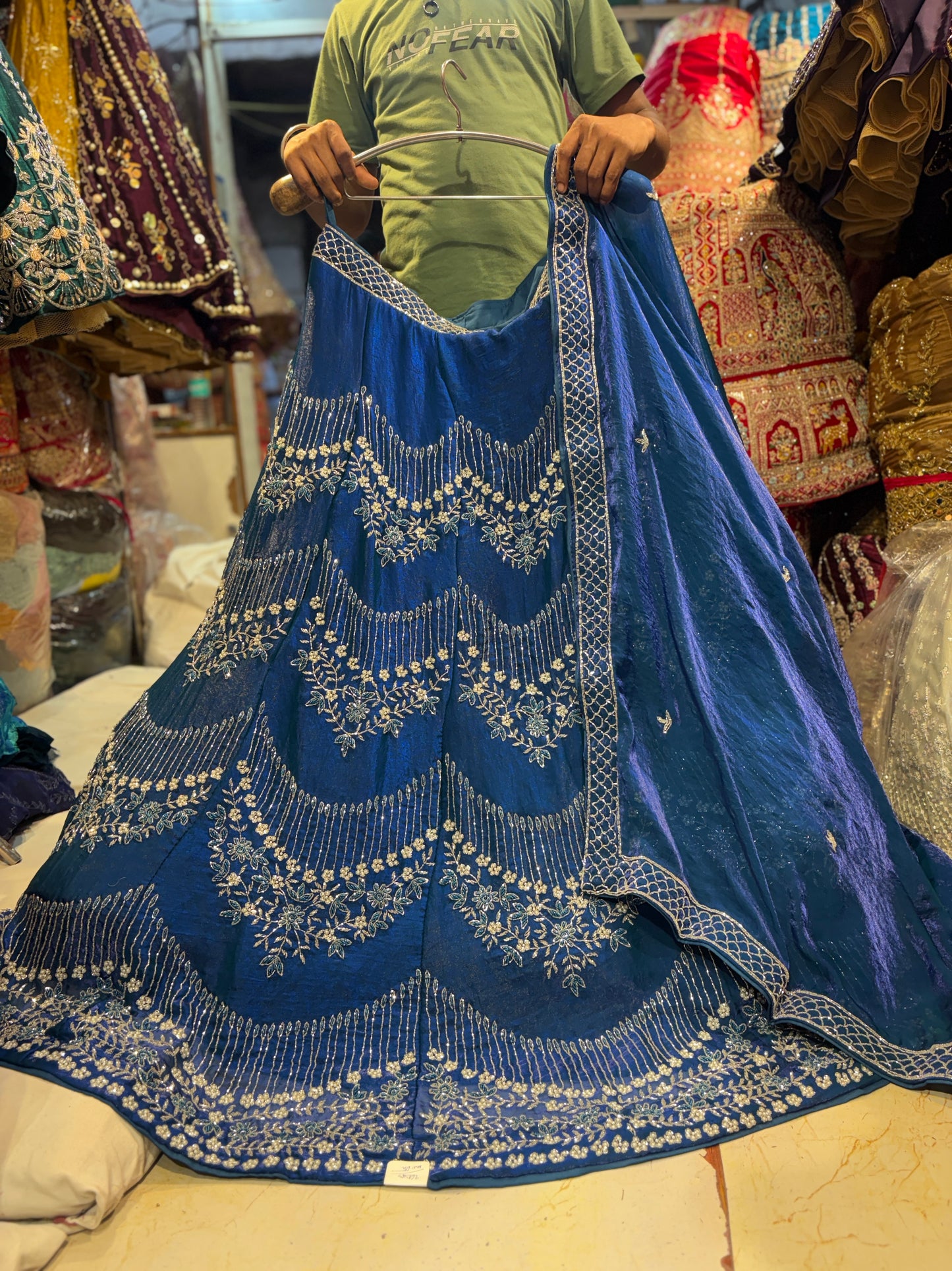 Amazing blue Sequence Lehenga