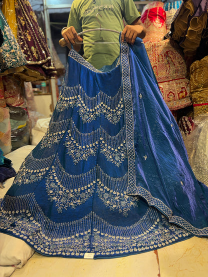 Amazing blue Sequence Lehenga