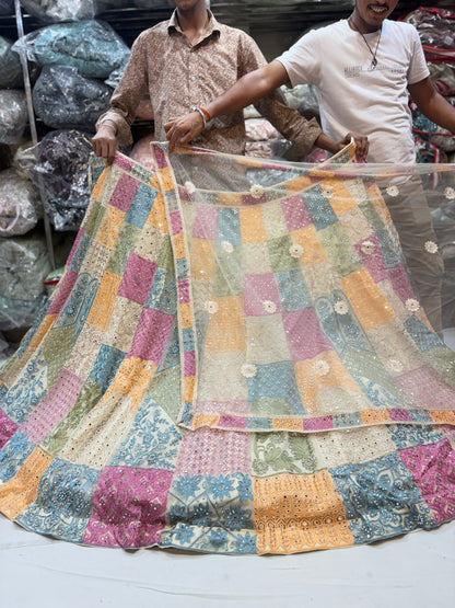 Embellished multicolour Lehenga