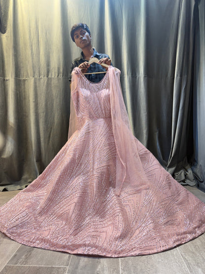 Tremendous pink gown