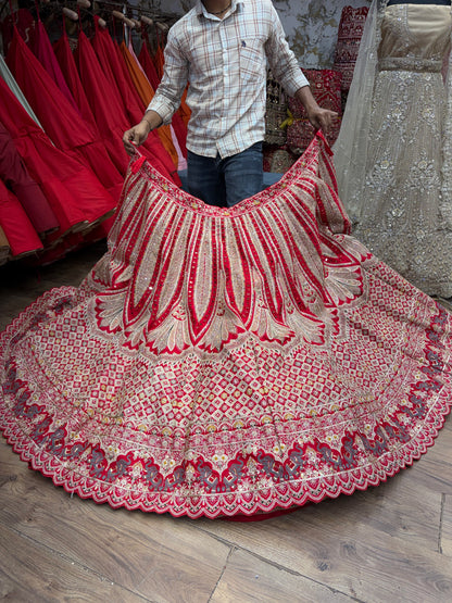Rani Pink Bridal Lehenga