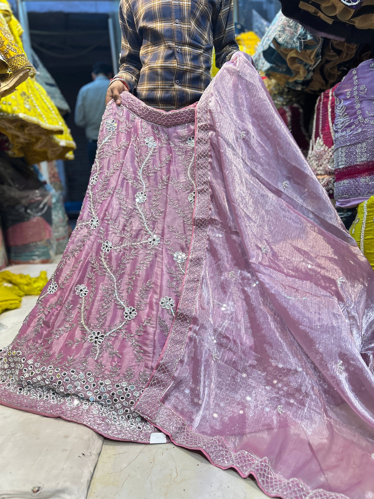 Pleasing baby pink lehenga❤️
