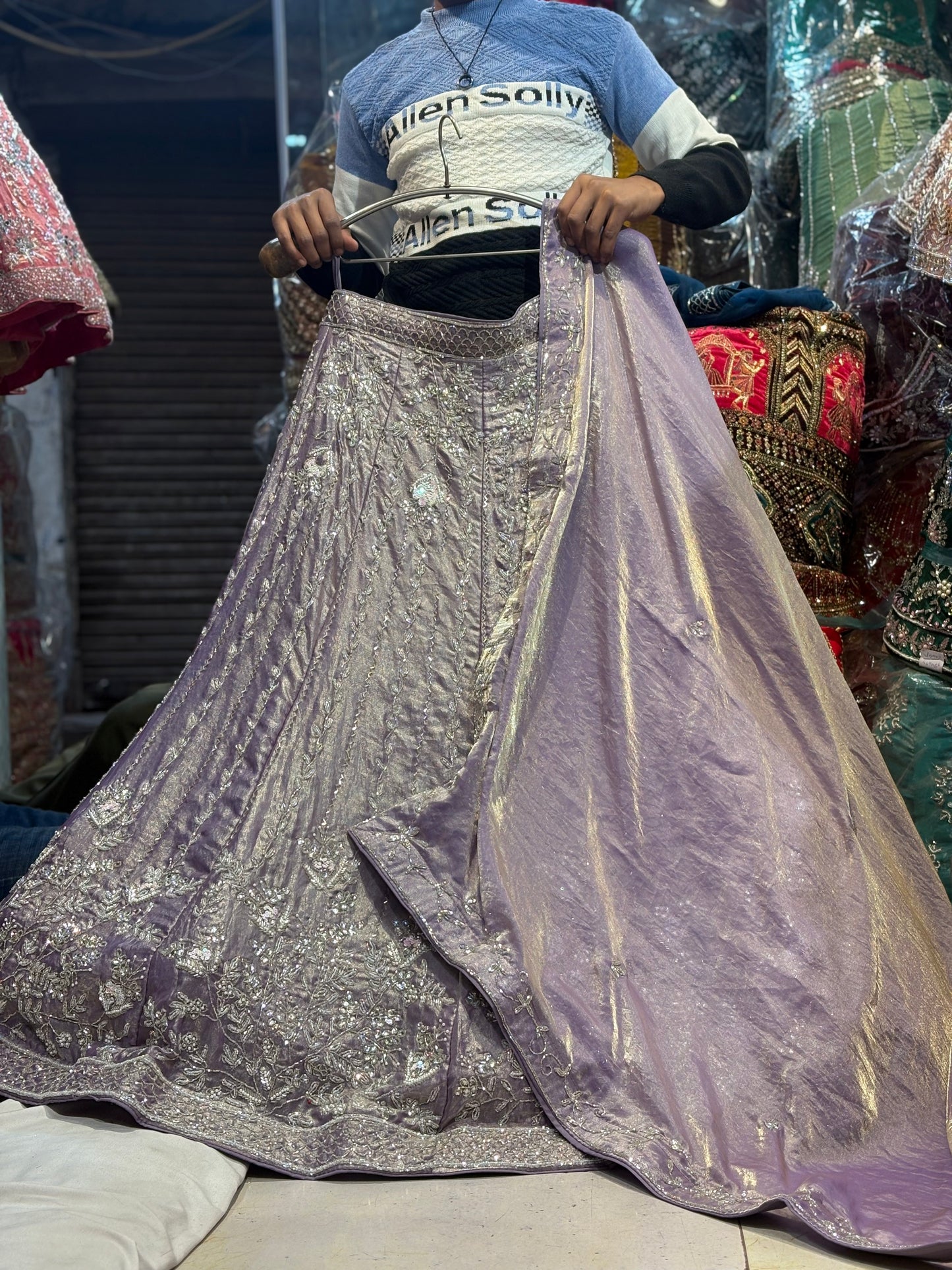 Lavishing Lavender Lehenga
