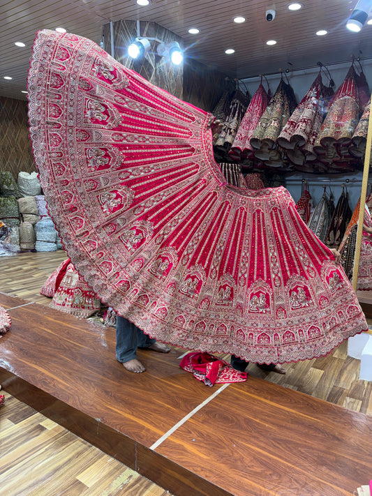 Rani Pink Bridal Lehenga