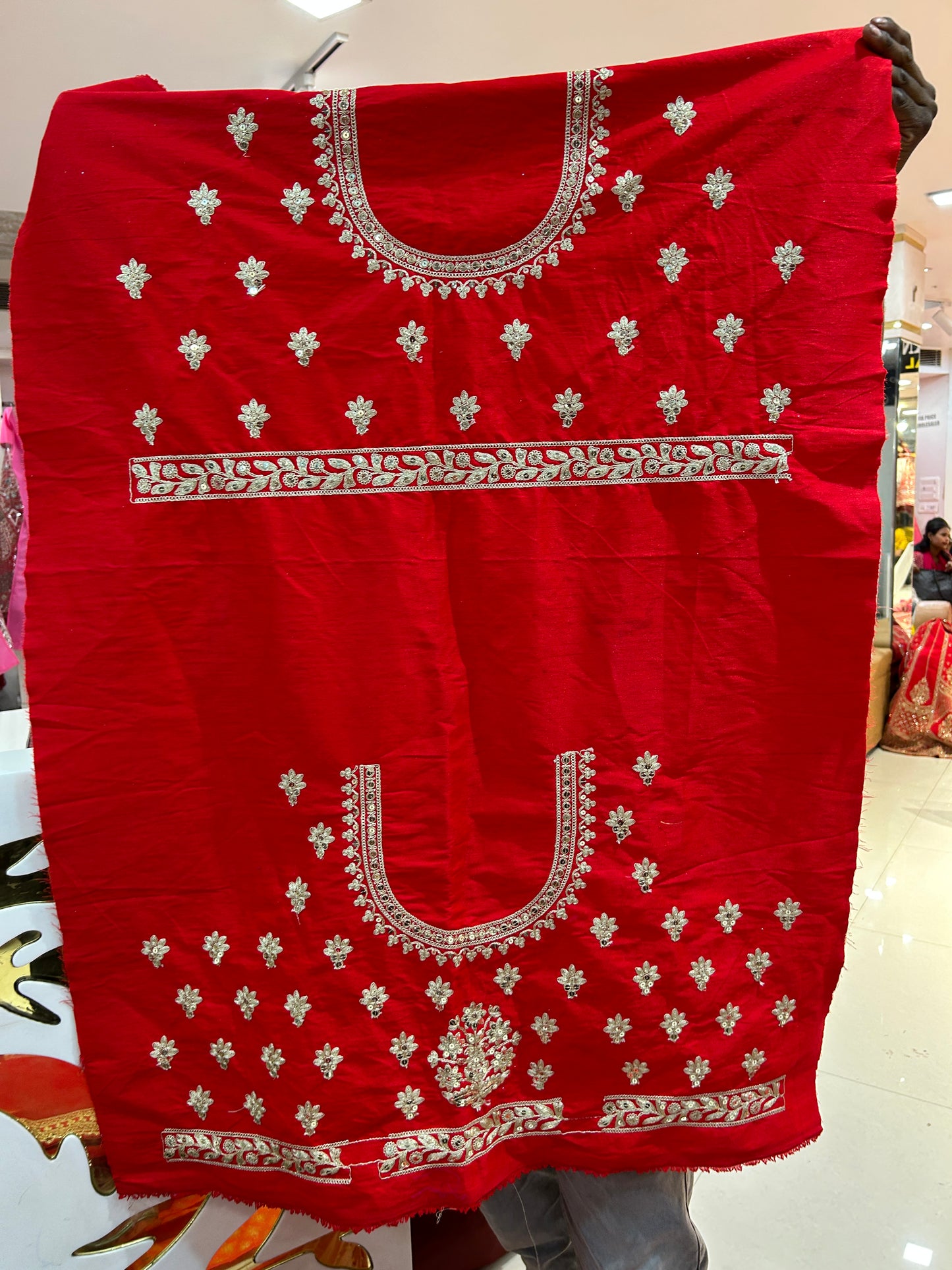 Majestic Red bridal lehenga Happy Customer