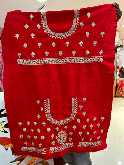 Majestic Red bridal lehenga Happy Customer