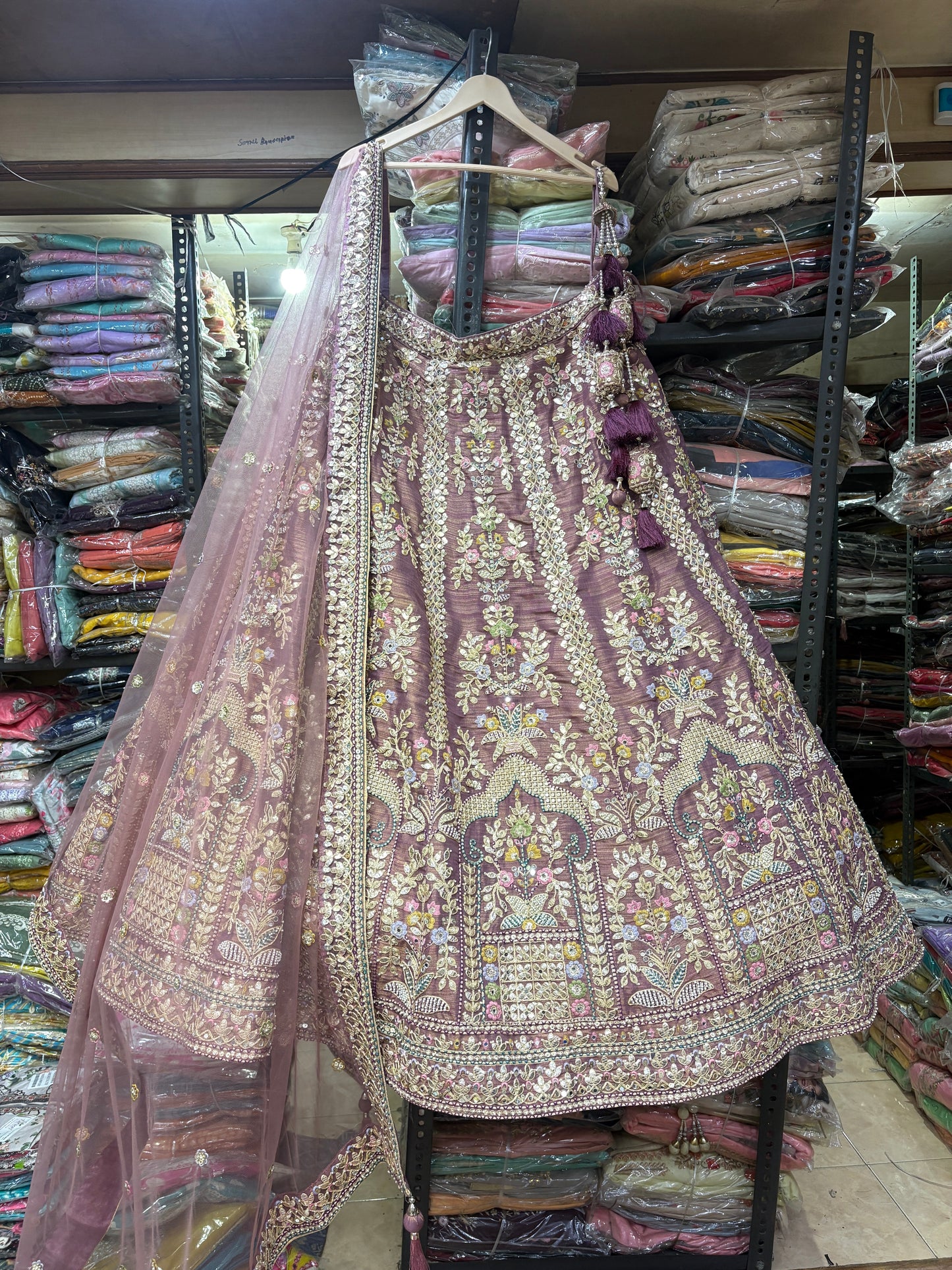 Something different pink Lehenga