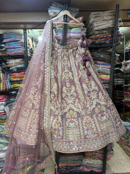 Something different pink Lehenga