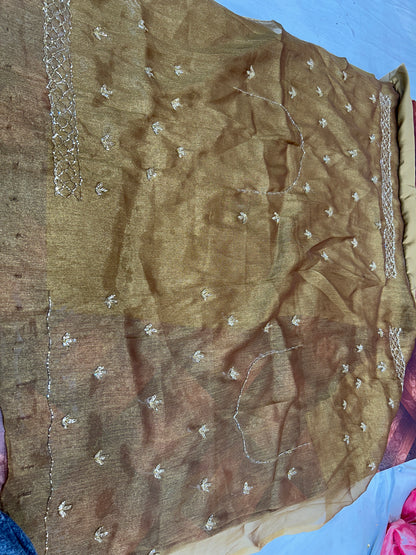 Glamorous golden lehenga