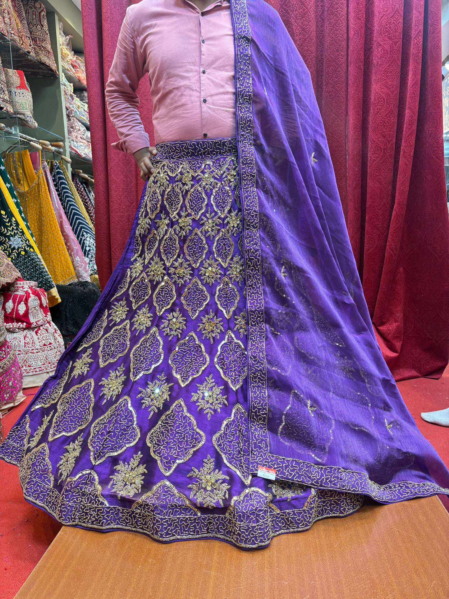 Charming purple Lehenga