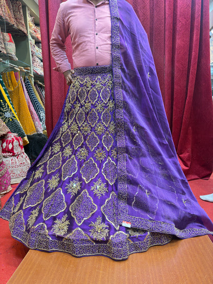 Charming purple Lehenga