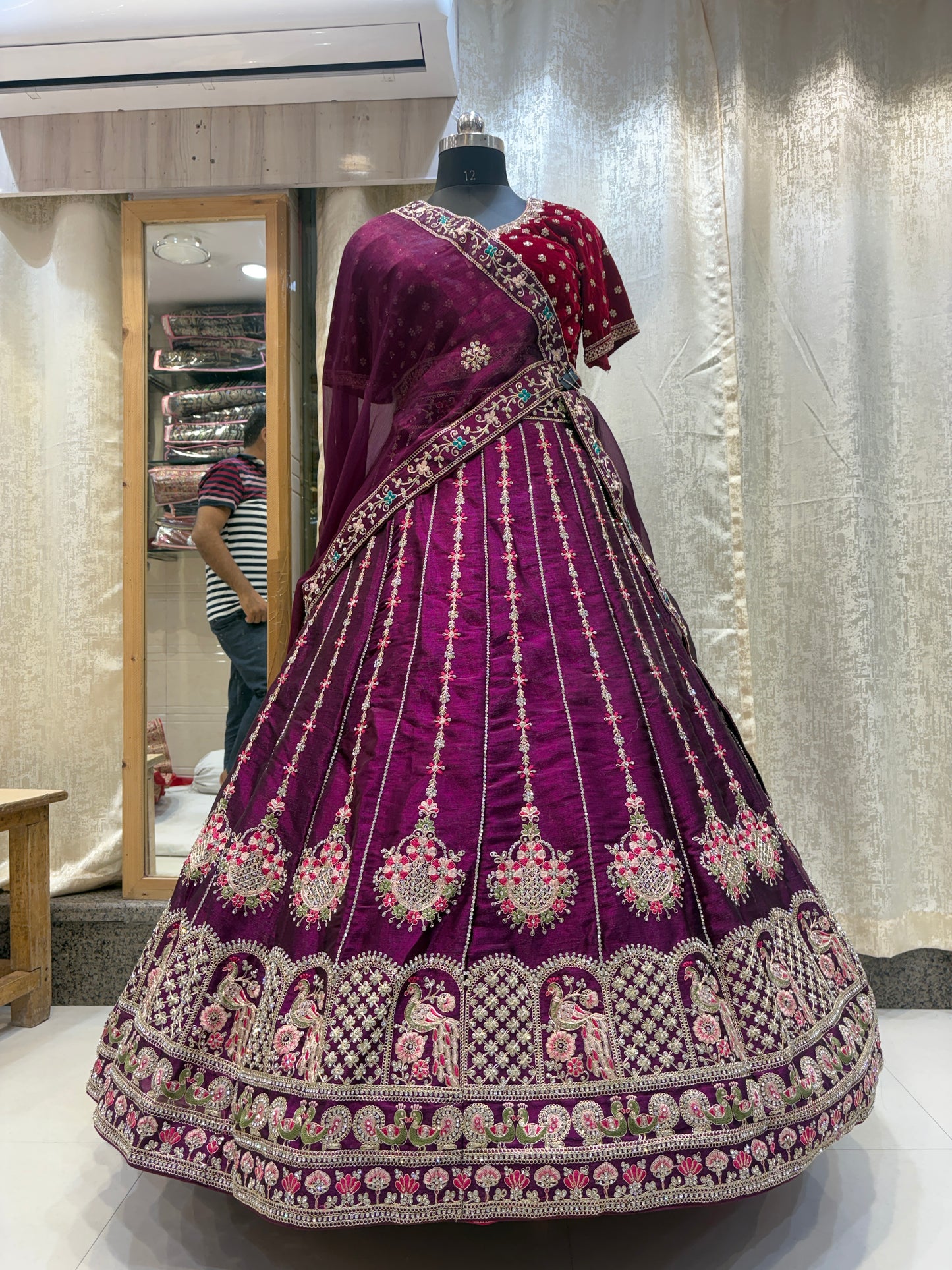 Gorgeous purple Lehenga