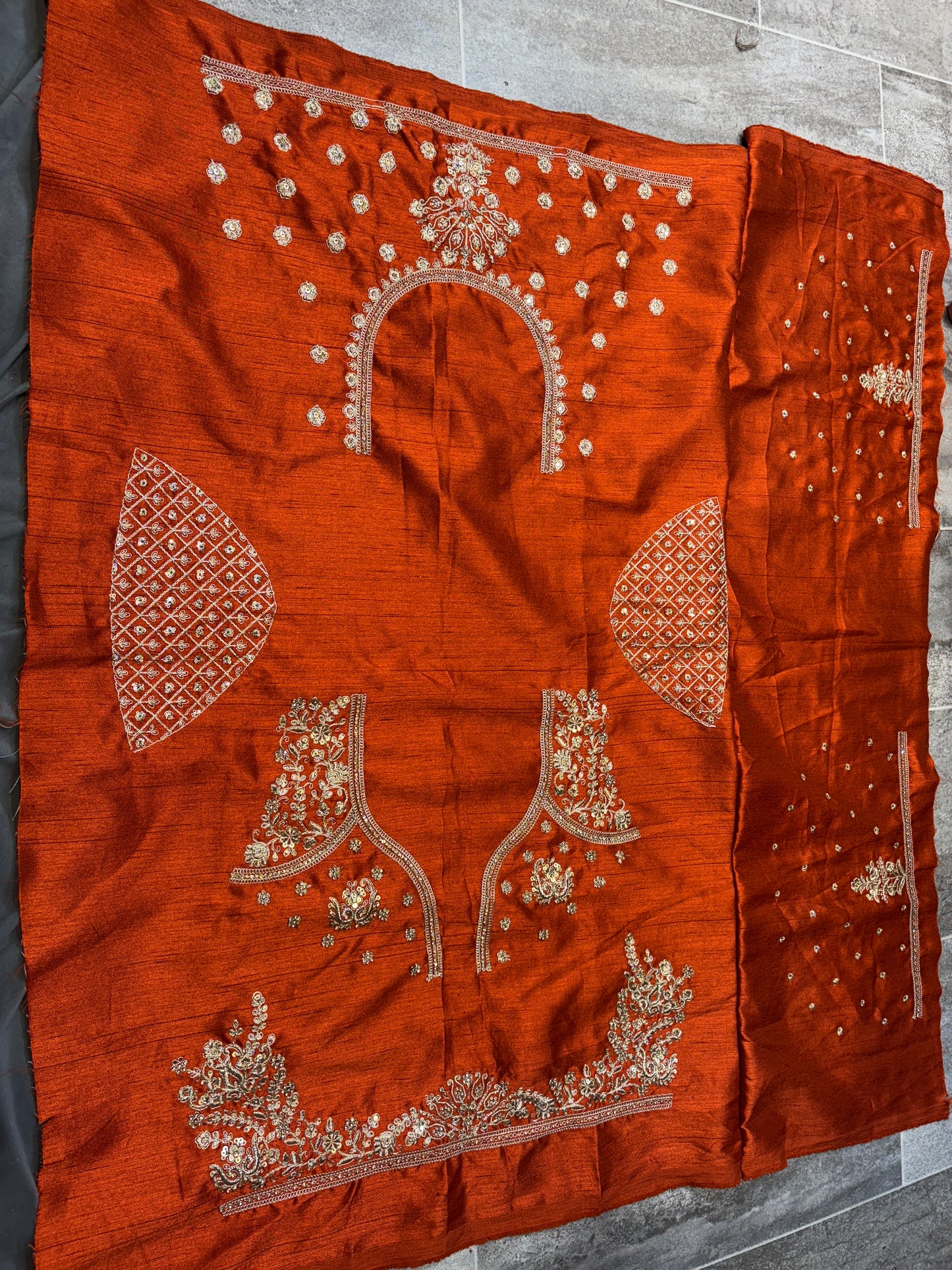 Pleasing Orange Lehenga