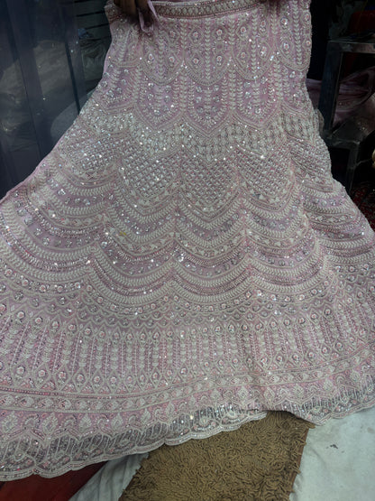 Eye catching pink Lehenga