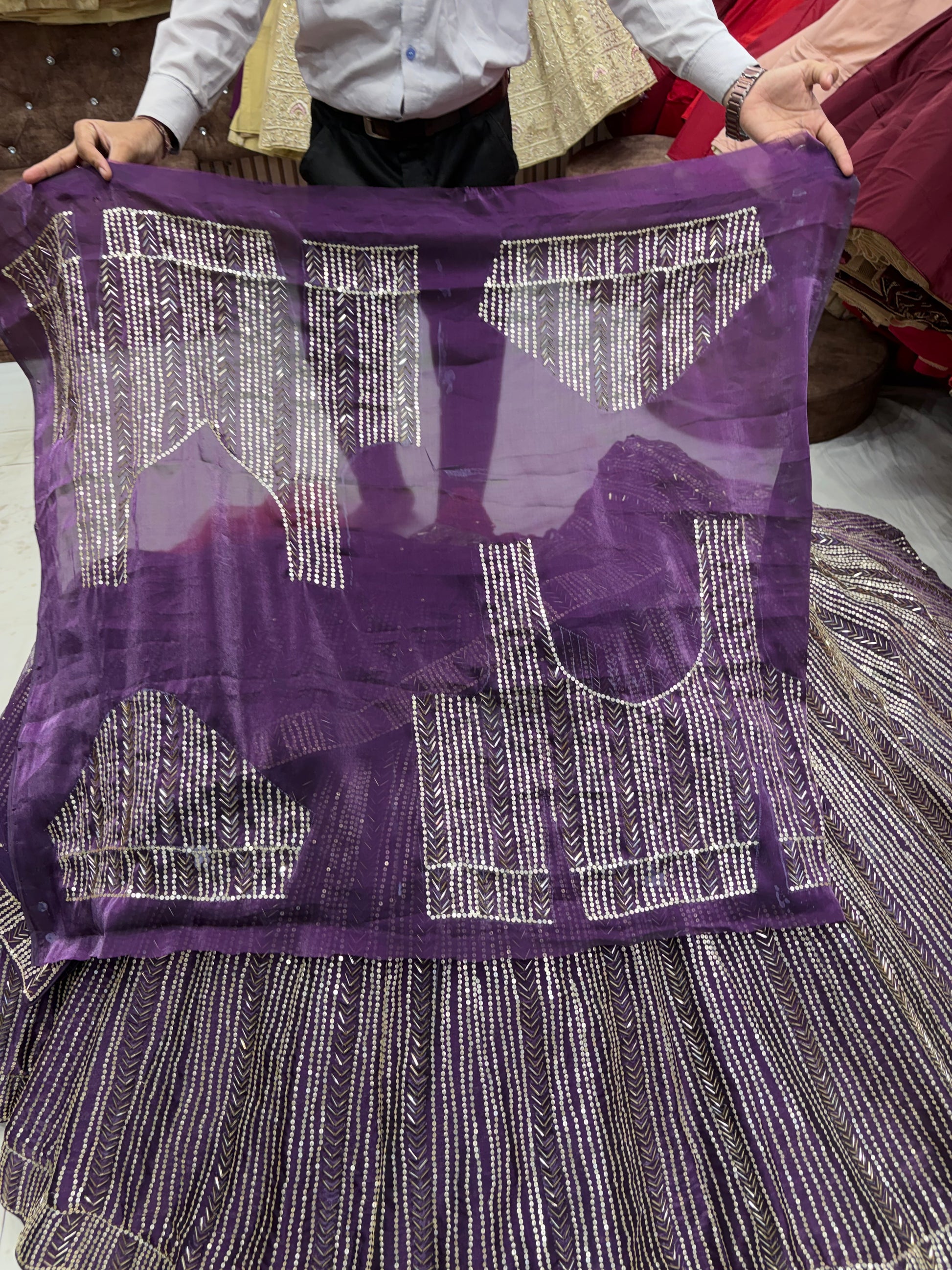 Purple kiara Advani Heavy Lehenga - Shopping World
