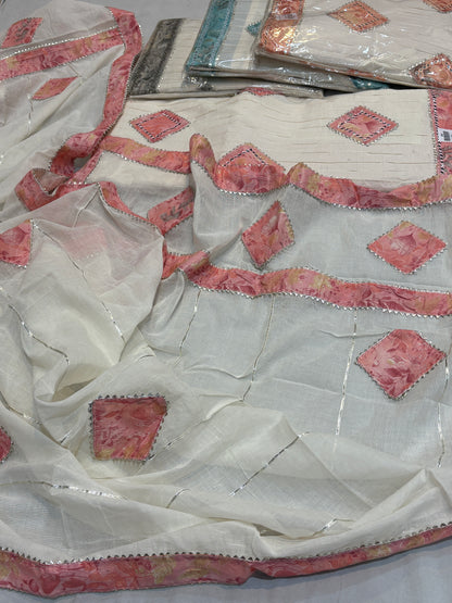 White Fancy Salwar suit (free size)