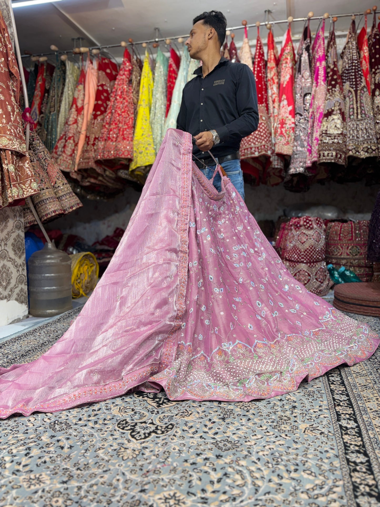 Glamorous pink Lehenga