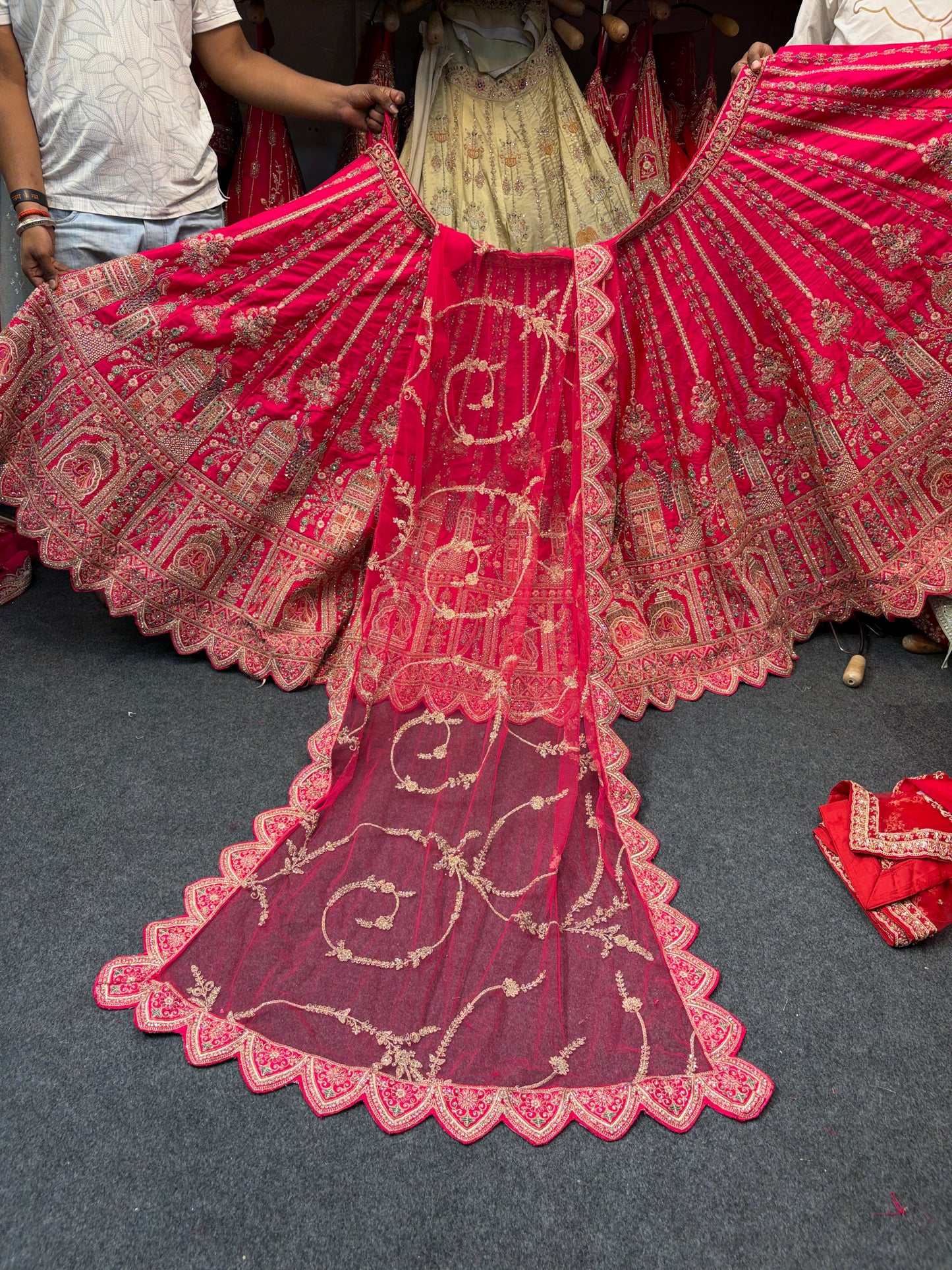 Red Designer Bridal Lehenga