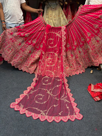 Red Designer Bridal Lehenga