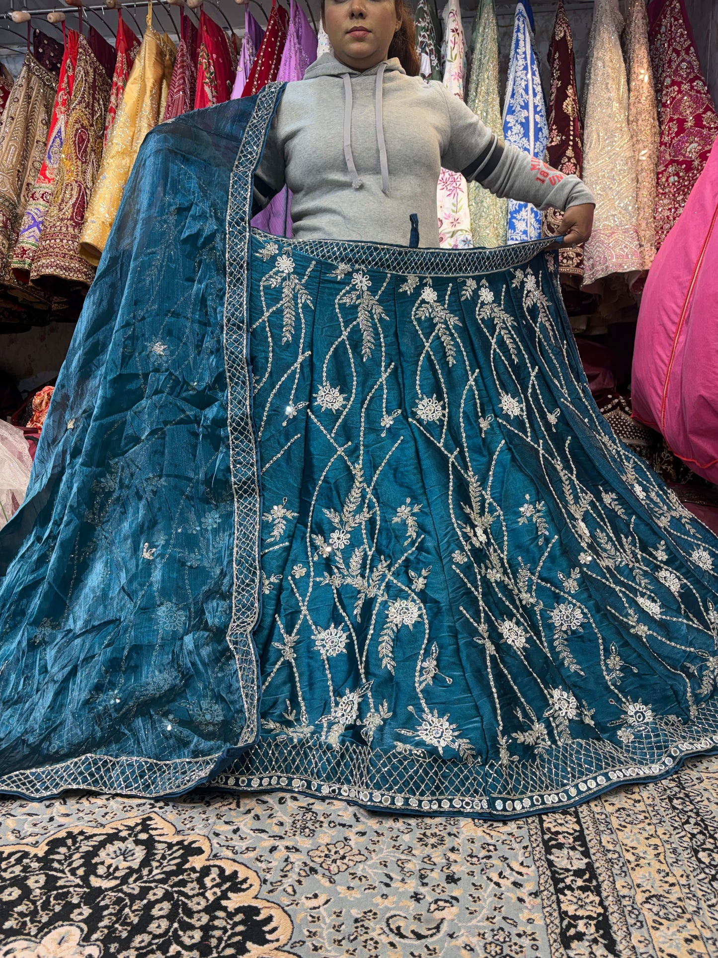 Gorgeous Blue Lehenga
