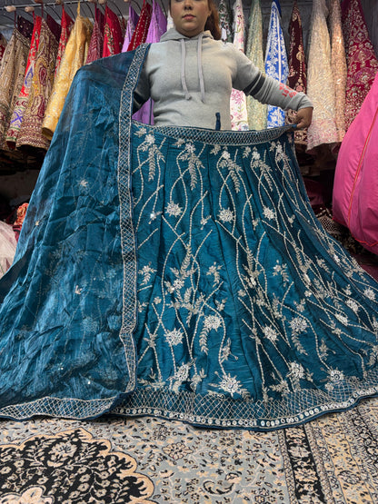 Gorgeous Blue Lehenga