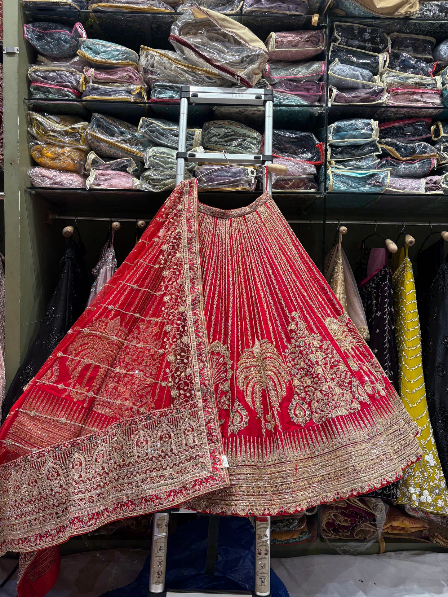 Designer Rani pink Bridal Lehenga