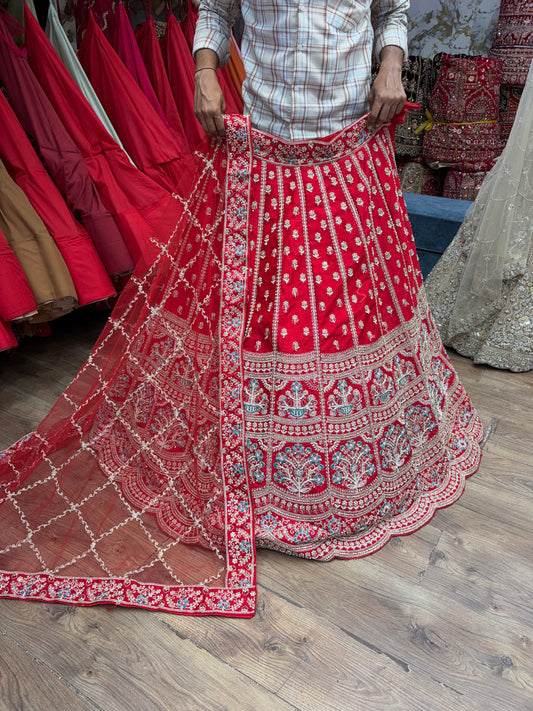 Rani Pink Bridal Lehenga