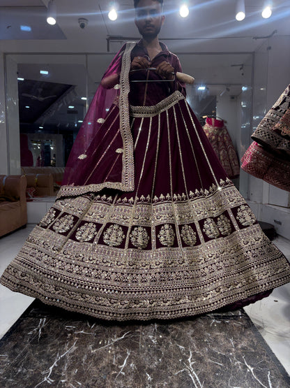 Fabulous maroon Lehenga