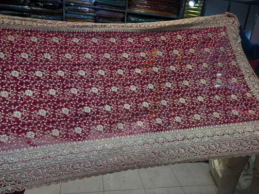 Lavishing Rani pink Saree