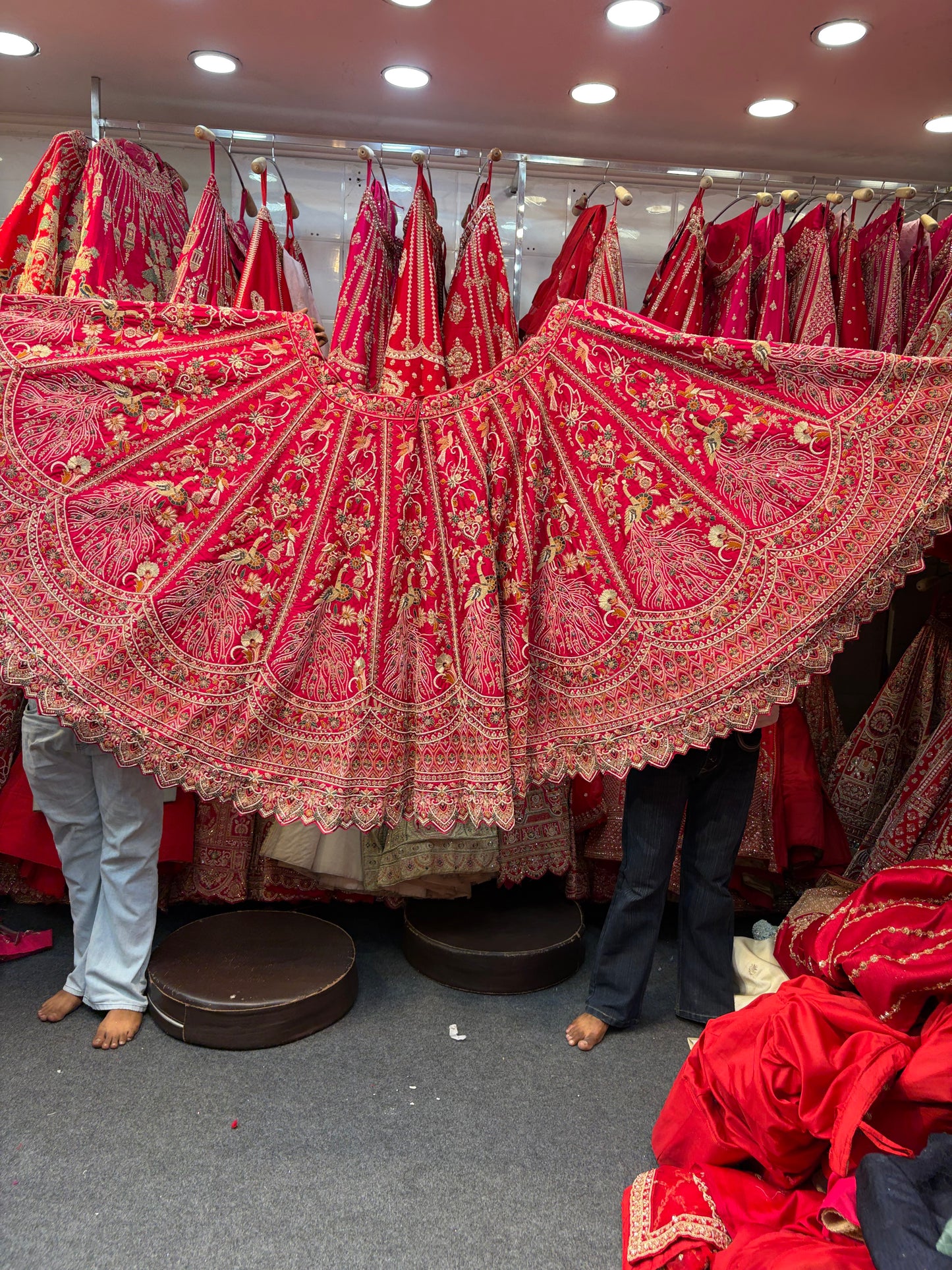Red Designer Bridal Lehenga
