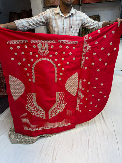 Rani pink Doli Barat Bridal Lehenga