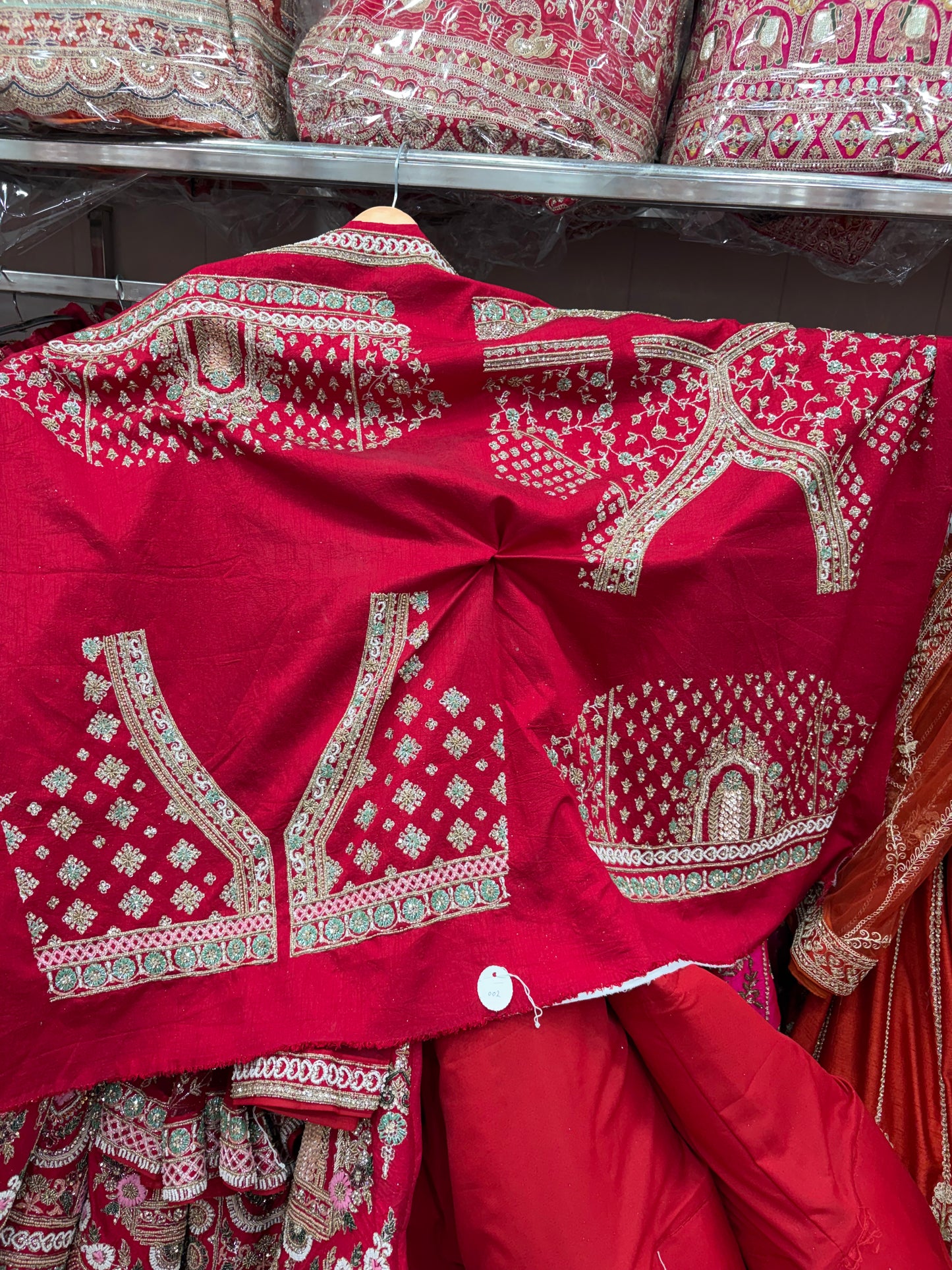 Red Bridal Lehenga