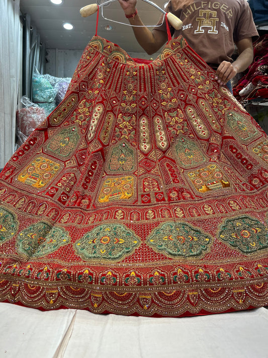 Gorgeous Pink Full Heavy lehenga - Shopping World