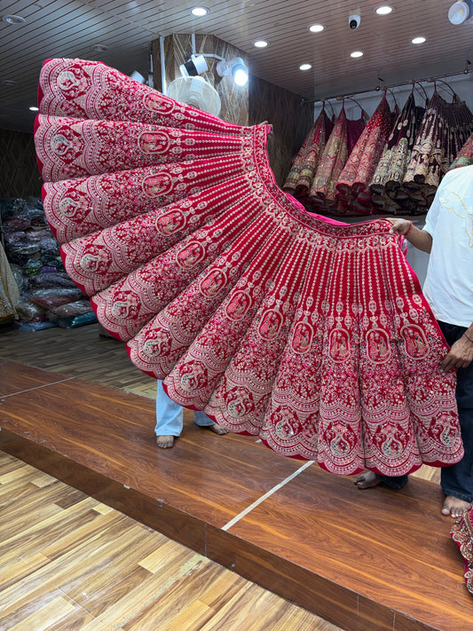 Rani Pink Ball Bridal Lehenga