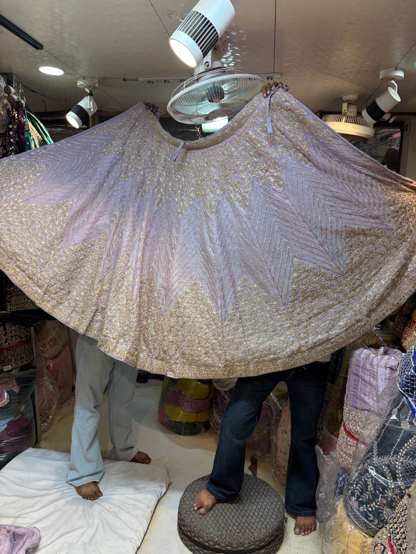 Lavender Designer Lehenga
