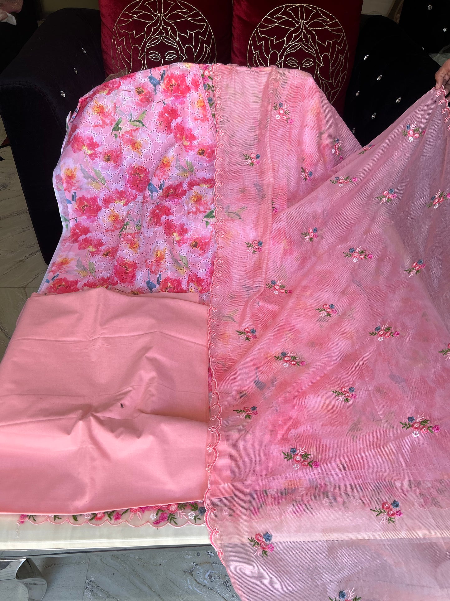 Lovely pink Unstitched suit