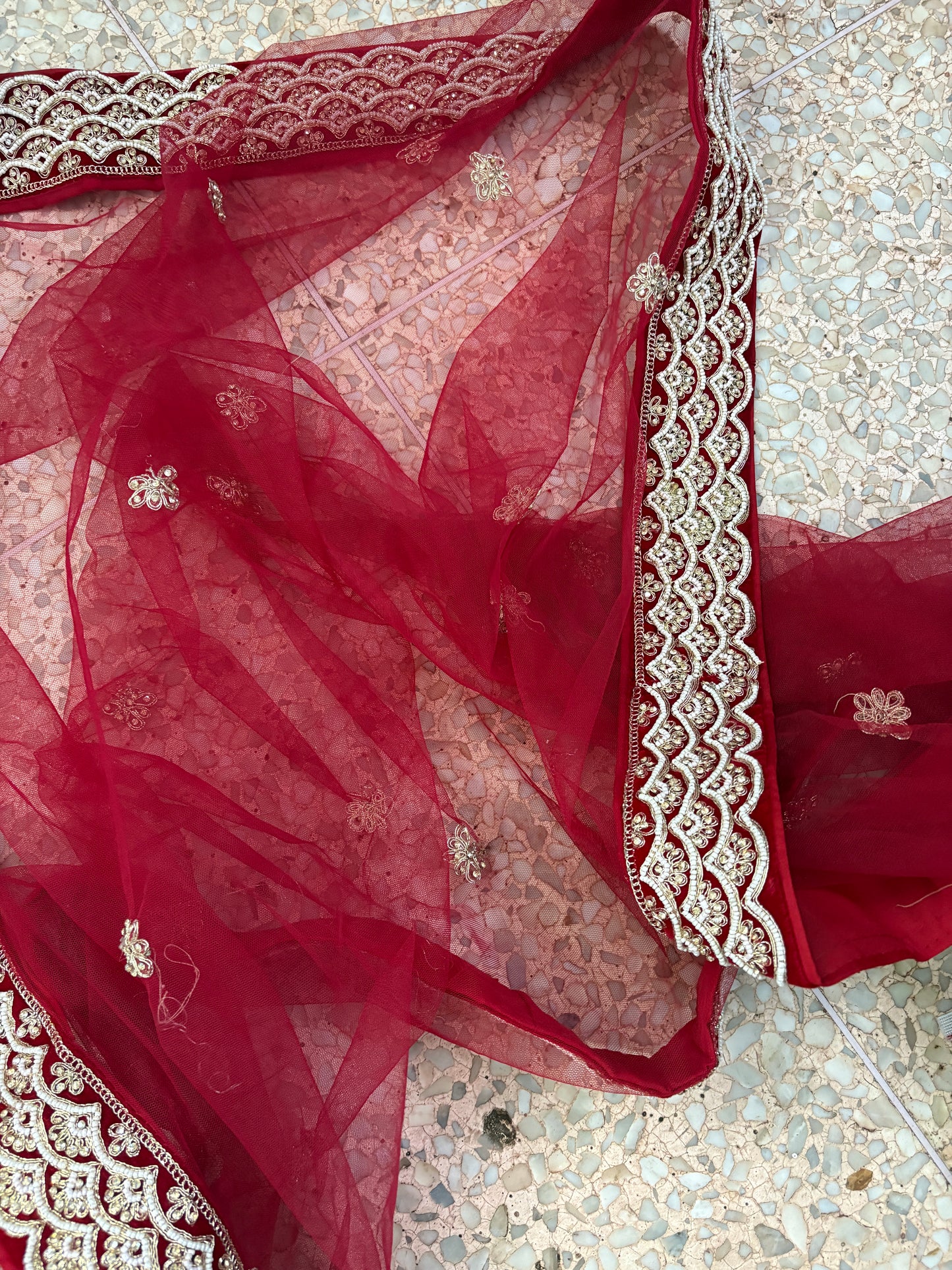 Gorgeous red Doli barat Ball bridal Lehenga