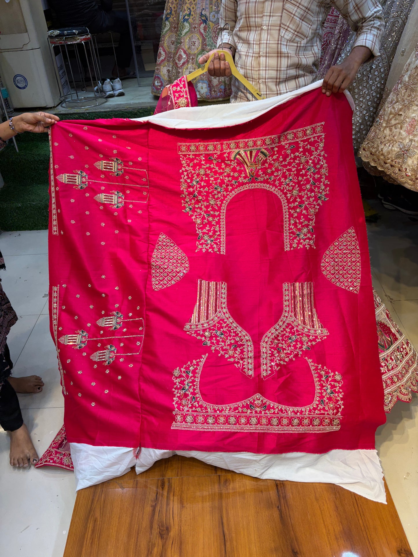 Rani Pink Bridal Lehenga