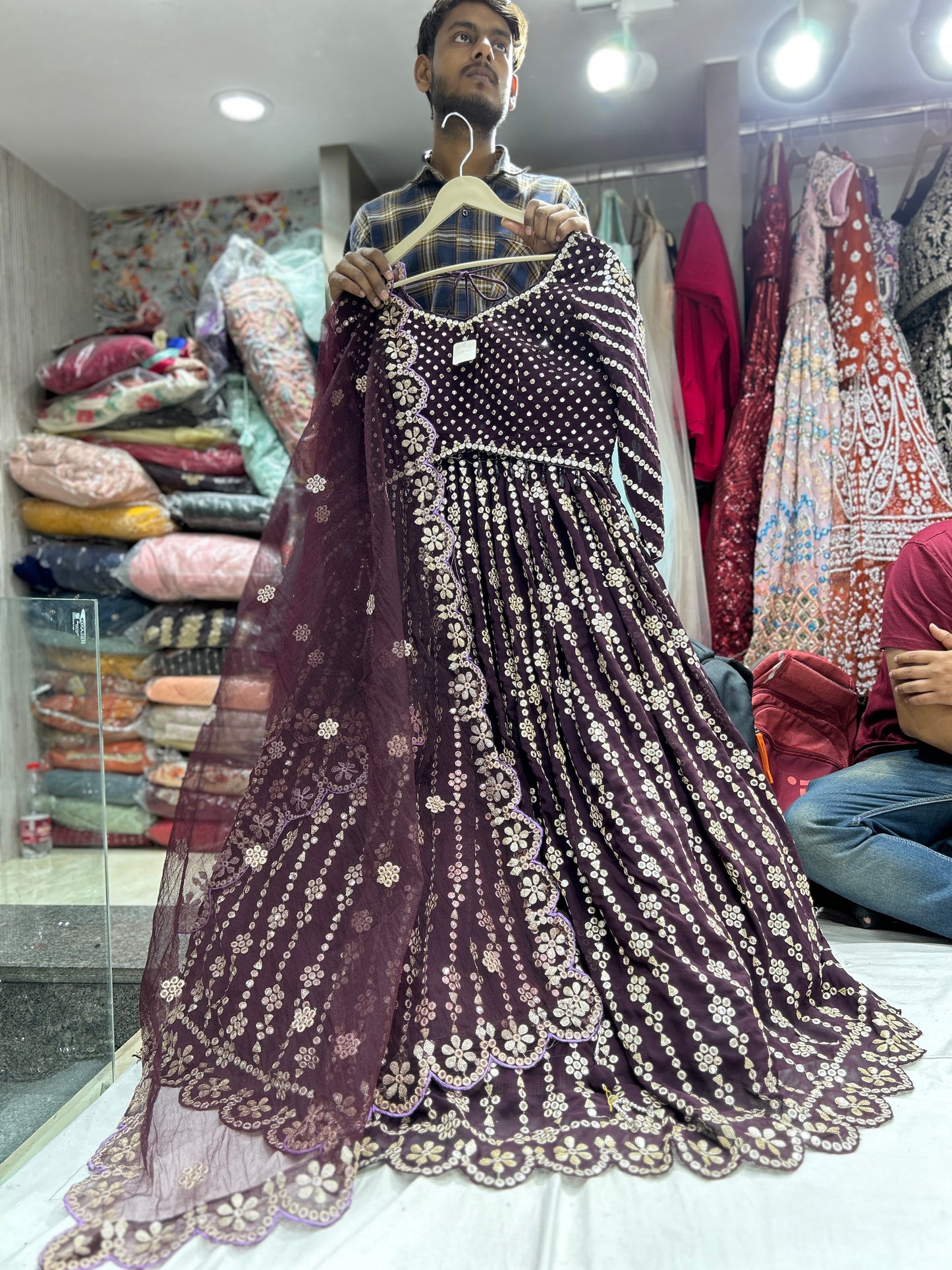 Attractive purple lehenga❤️
