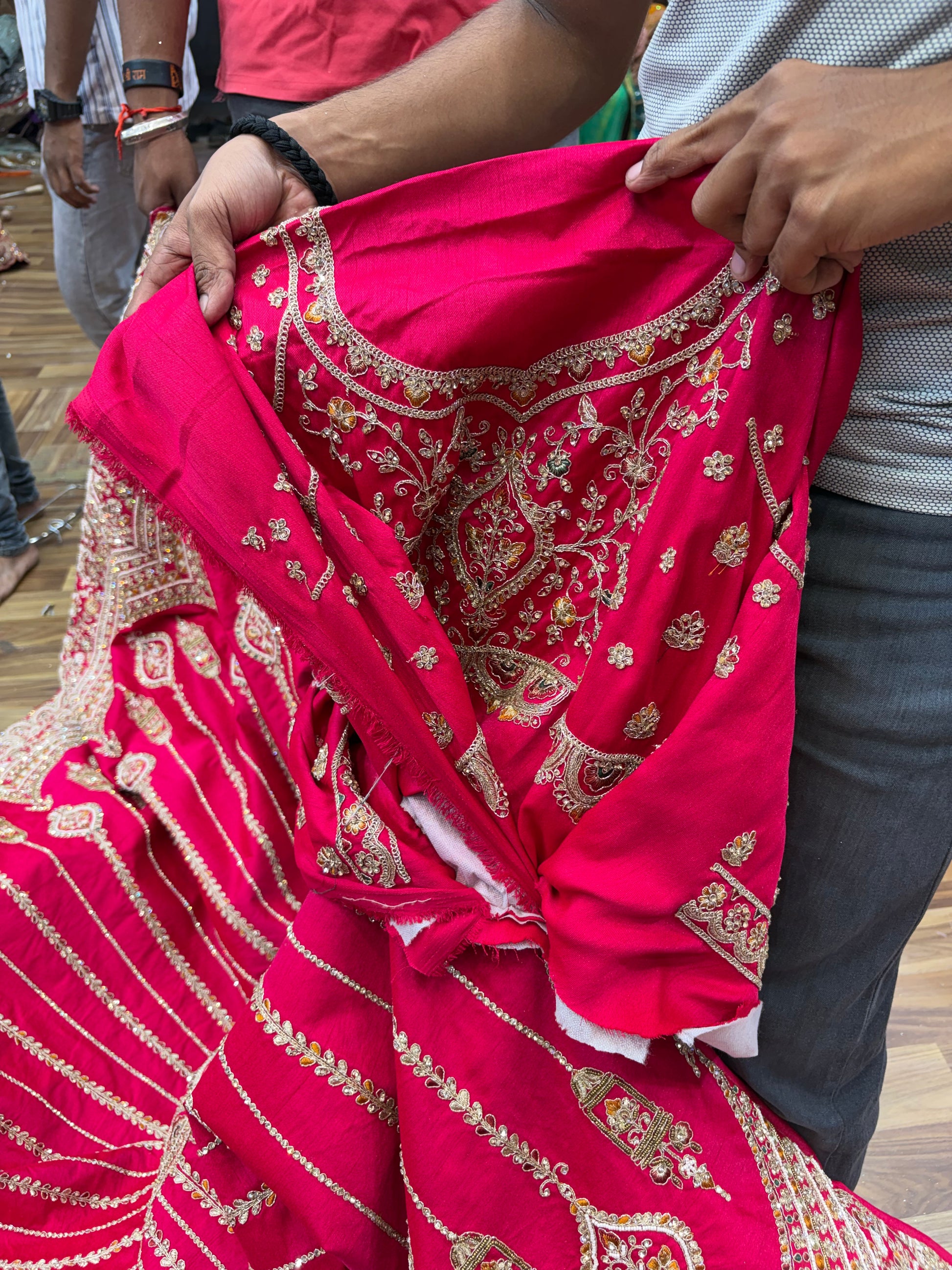 Rani Pink Designer Bridal Lehenga - Shopping World