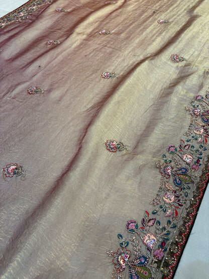 Tremendous pink saree