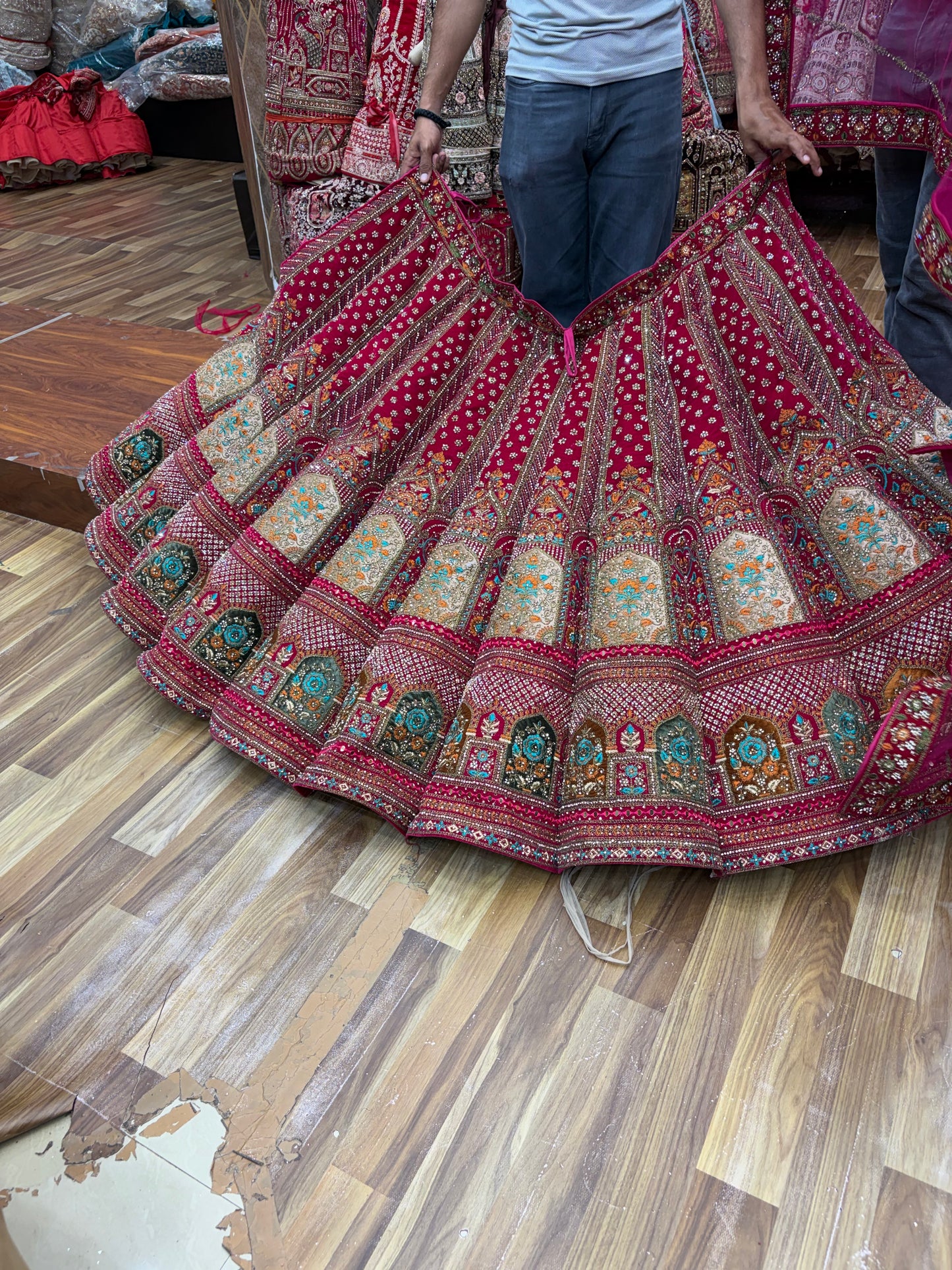 Pink Ball Bridal Lehenga