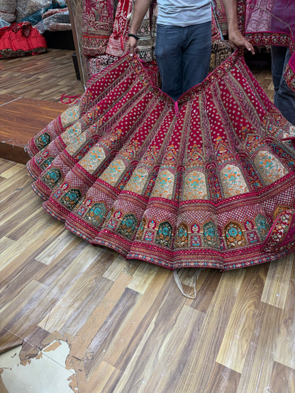 Pink Ball Bridal Lehenga